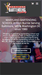 Mobile Screenshot of marylandbartending.com